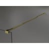 Mexen Kioto Walk-in Shower Wall 135 x 120 cm, Transparent, Gold - 800-135-212-50-00-120