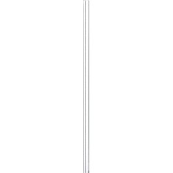 Mexen Uni-P2 expansion profile for shower doors and enclosures, chrome - 850-324-01