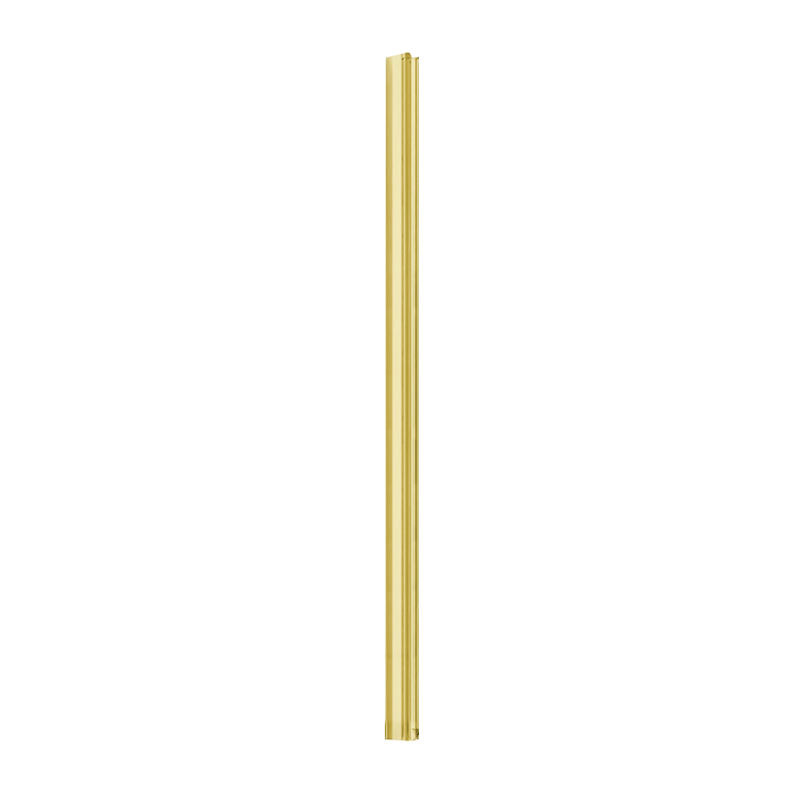 Mexen expansion profile for shower doors and enclosures, gold - 850-224-50