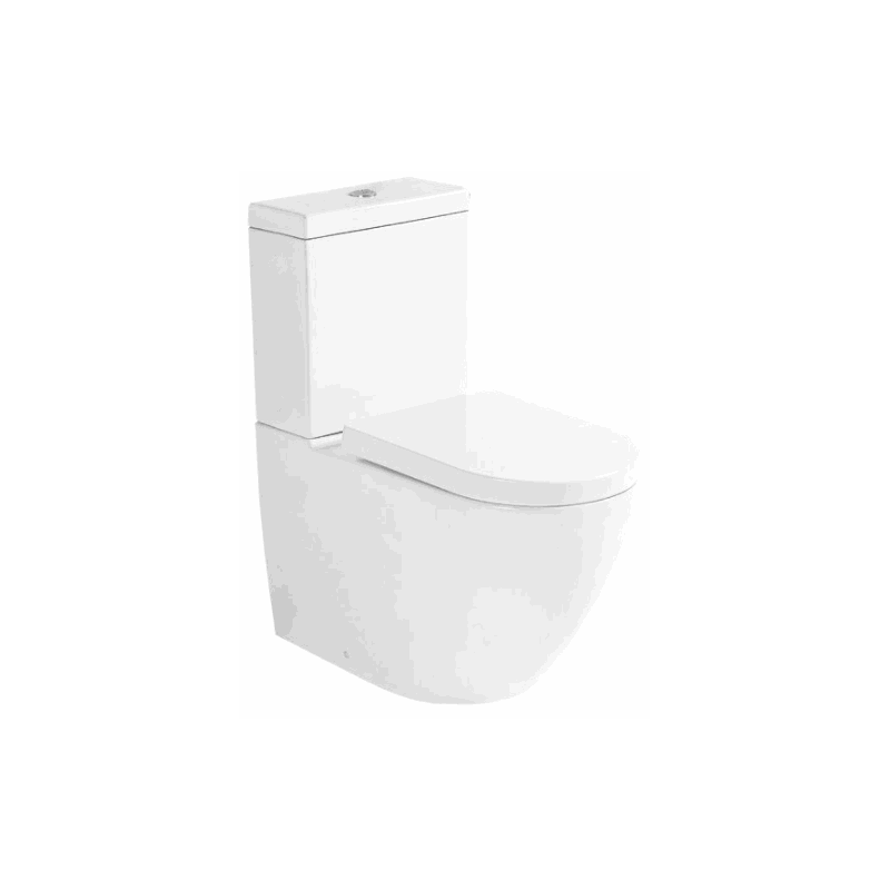 Mexen Lena compact toilet with soft-close seat, white - 31051000