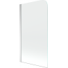 Mexen Felix shower screen 1-wing 75 x 140 cm, transparent, chrome - 890-075-001-01-00