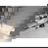 Mexen Alex 1-wing bathtub screen 70 x 140 cm, Black pattern fix- 893-070-000-70-77