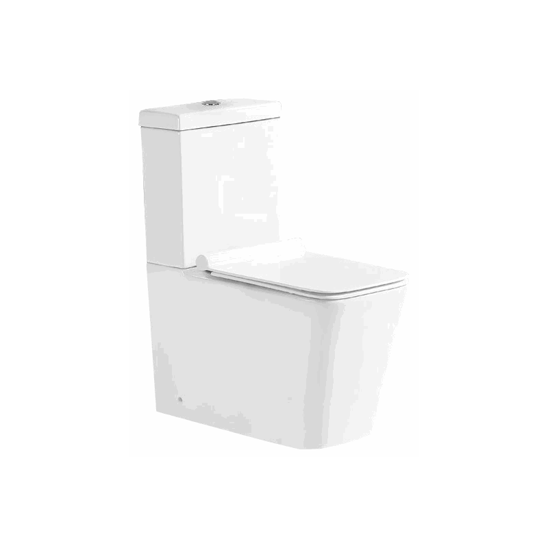 Mexen Cube compact toilet with a soft close toilet seat, White - 31014000