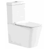 Mexen Cube compact toilet with soft-close seat, white - 31014000