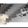 Mexen Felix 2-wing bathtub screen 100 x 140 cm, Graphite, Chrome - 890-100-002-01-40