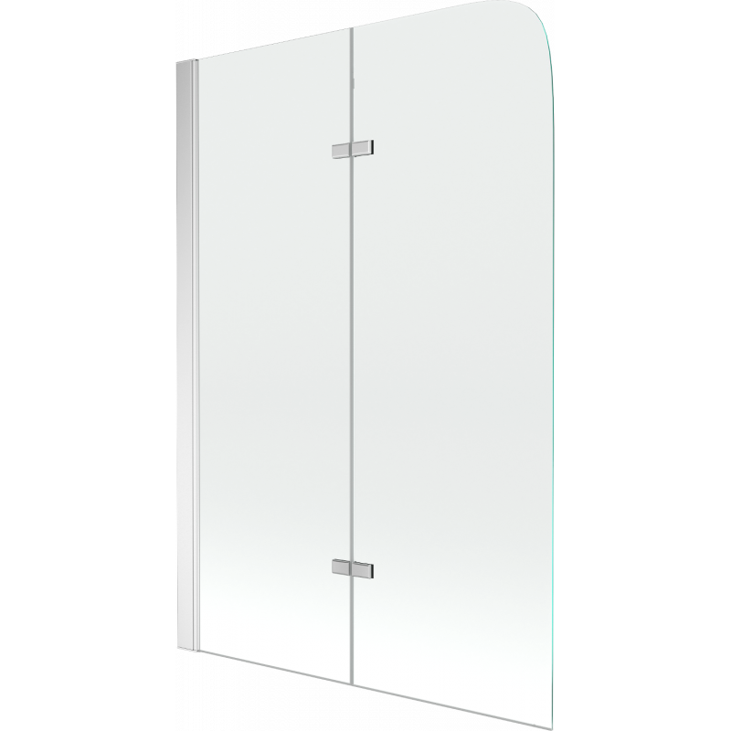 Mexen Felix 2-panel shower screen 100 x 140 cm, transparent, chrome - 890-100-002-01-00