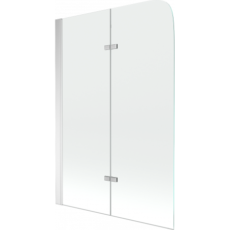 Mexen Felix 2-panel shower screen 100 x 140 cm, transparent, chrome - 890-100-002-01-00