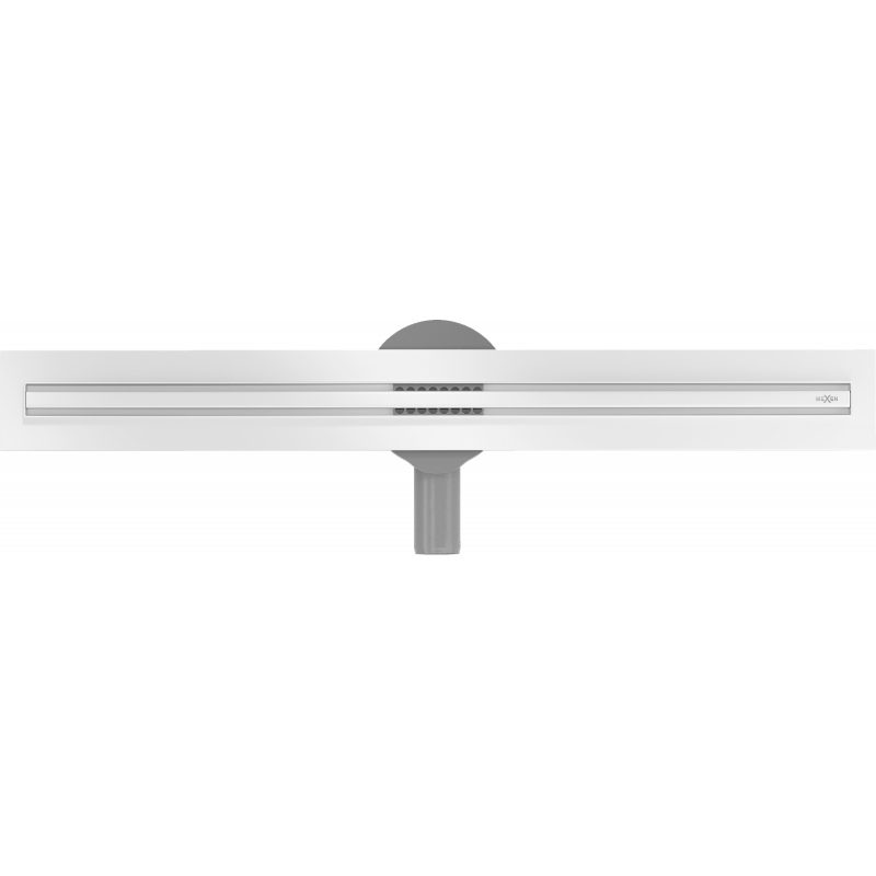 Mexen Flat 360° Slim 360° Rotating Linear Shower Drain 60 cm, White - 1241060