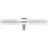 Mexen Flat 360° Slim swivel linear drain 60 cm, White - 1241060