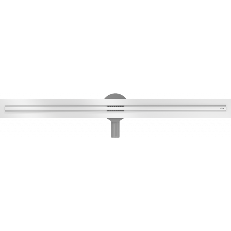 Mexen Flat 360° Slim rotary linear drain 90 cm, white - 1241090
