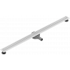 Mexen Flat 360° Slim swivel linear drain 110 cm, White - 1241110
