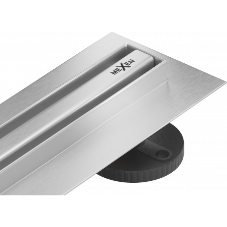 Mexen Flat 360° Slim swivel linear drain 120 cm, Chrome - 1041120