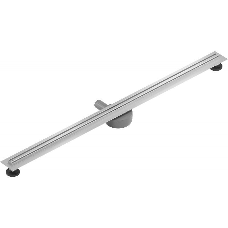 Mexen Flat 360° Slim 120 cm Rotatable Linear Drain, Inox - 1041120