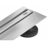 Mexen Flat 360° Slim swivel linear drain 70 cm, Chrome - 1041070