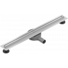 Mexen Flat 360° Slim swivel linear drain 70 cm, Chrome - 1041070