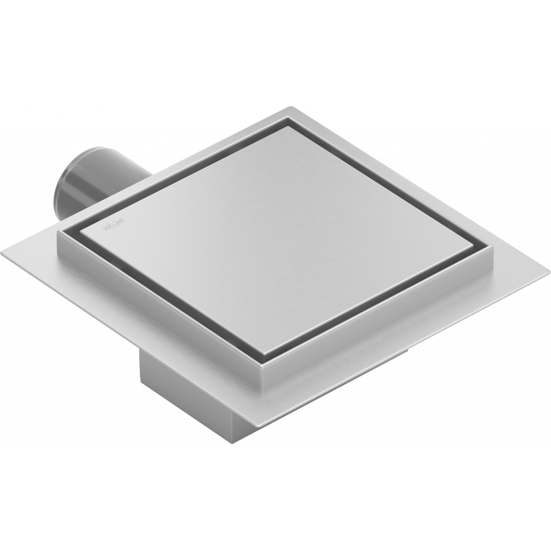 Mexen Flat-Q M13 Square Floor Drain 12 x 12 cm, Inox - 1010012