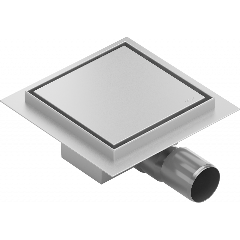 Mexen Flat-Q M13 square floor drain 15 x 15 cm, inox - 1010015