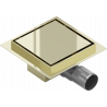 Mexen Flat-Q M13 square floor drain 15 x 15 cm, gold - 1510015