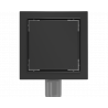 Mexen Flat square floor drain 12 x 12 cm, Black - 1710012