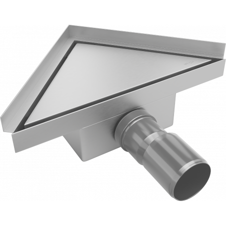Mexen Flat-T M13 floor drain triangular 20 x 20 cm, inox - 1010320