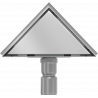 Mexen Flat-T M13 triangular floor drain 20 x 20 cm, inox - 1010320
