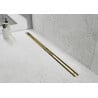 Mexen Flat 360° Slim swivel linear drain 60 cm, Gold - 1541060