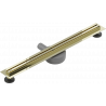Mexen Flat 360° Slim swivel linear drain 60 cm, Gold - 1541060
