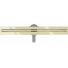 Mexen Flat 360° Slim swivel linear drain 60 cm, Gold - 1541060