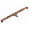 Mexen Flat 360° Slim swivel linear drain 90 cm, Rose gold - 1641090