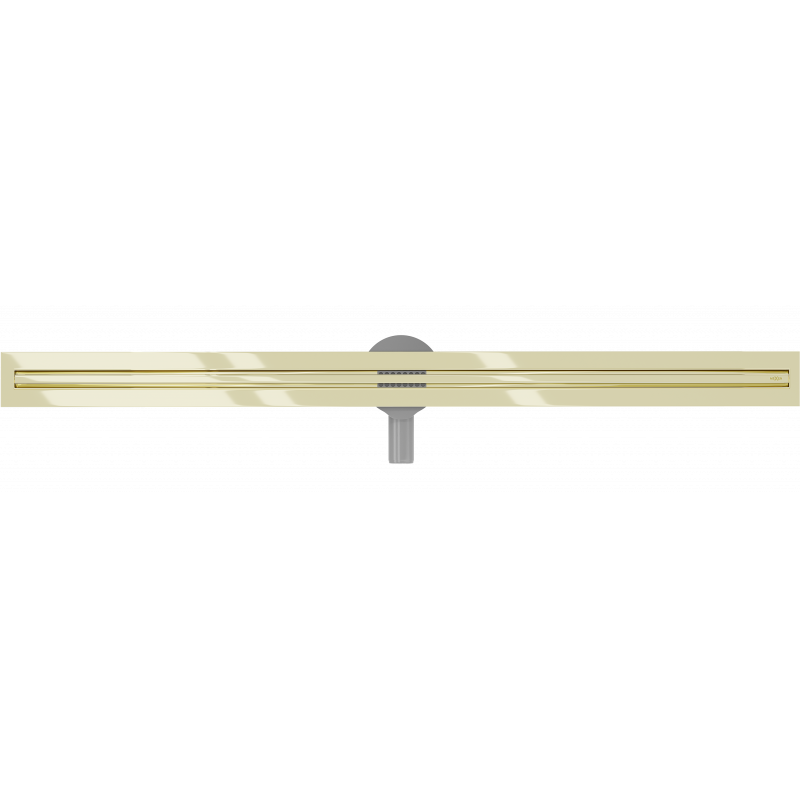 Mexen Flat 360° Slim 110 cm Rotatable Linear Drain, Gold - 1541110