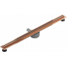 Mexen Flat 360° Slim 360° Horizontal Linear Drain 80 cm, Rose Gold - 1641080
