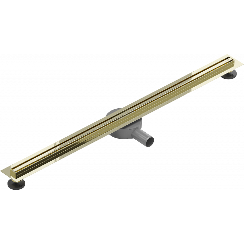 Mexen Flat 360° Slim Rotatable Linear Drain 90 cm, Gold - 1541090