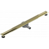 Mexen Flat 360° Slim rotary linear drain 90 cm, gold - 1541090