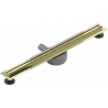 Mexen Flat 360° Slim swivel linear drain 70 cm, Gold - 1541070