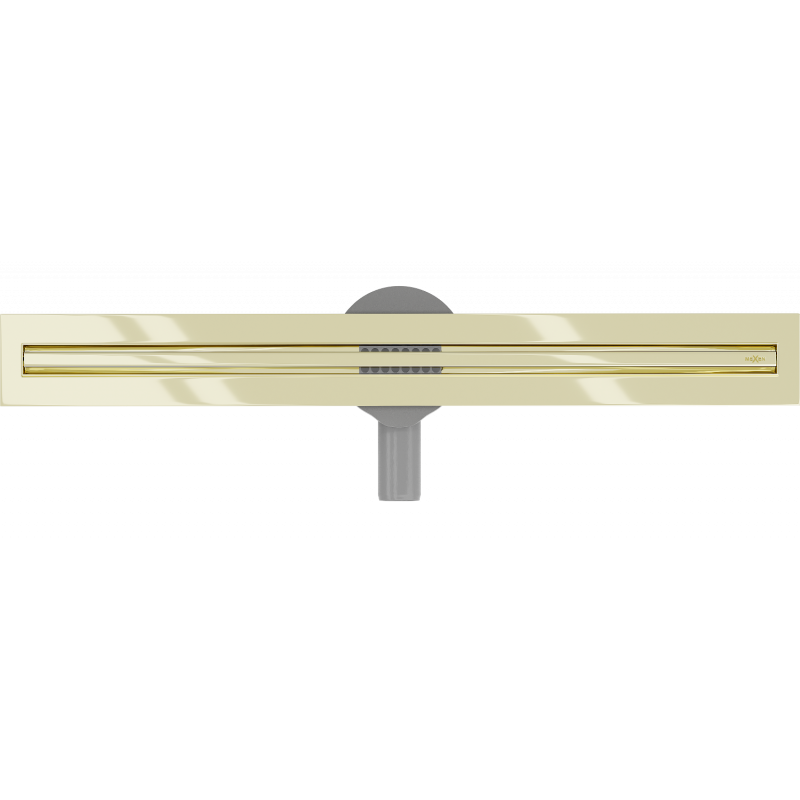 Mexen Flat 360° Slim rotary linear drain 70 cm, gold - 1541070