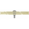 Mexen Flat 360° Slim rotary linear drain 70 cm, gold - 1541070