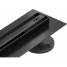 Mexen Flat 360° Slim rotating linear drain 120 cm, black - 1741120