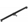 Mexen Flat 360° Slim rotary linear drain 110 cm, black - 1741110