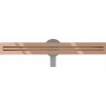Mexen Flat 360° Slim swivel linear drain 60 cm, Rose gold - 1641060