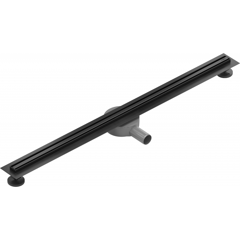 Mexen Flat 360° Slim rotary linear drain 100 cm, black - 1741100
