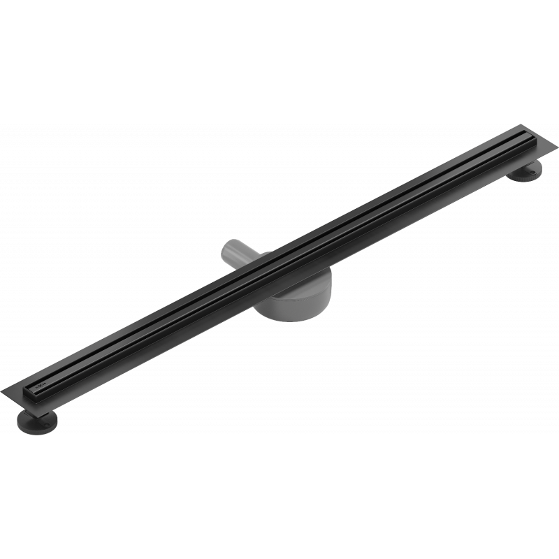 Mexen Flat 360° Slim Rotatable Linear Drain 100 cm, Black - 1741100