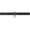 Mexen Flat 360° Slim swivel linear drain 80 cm, Black - 1741080