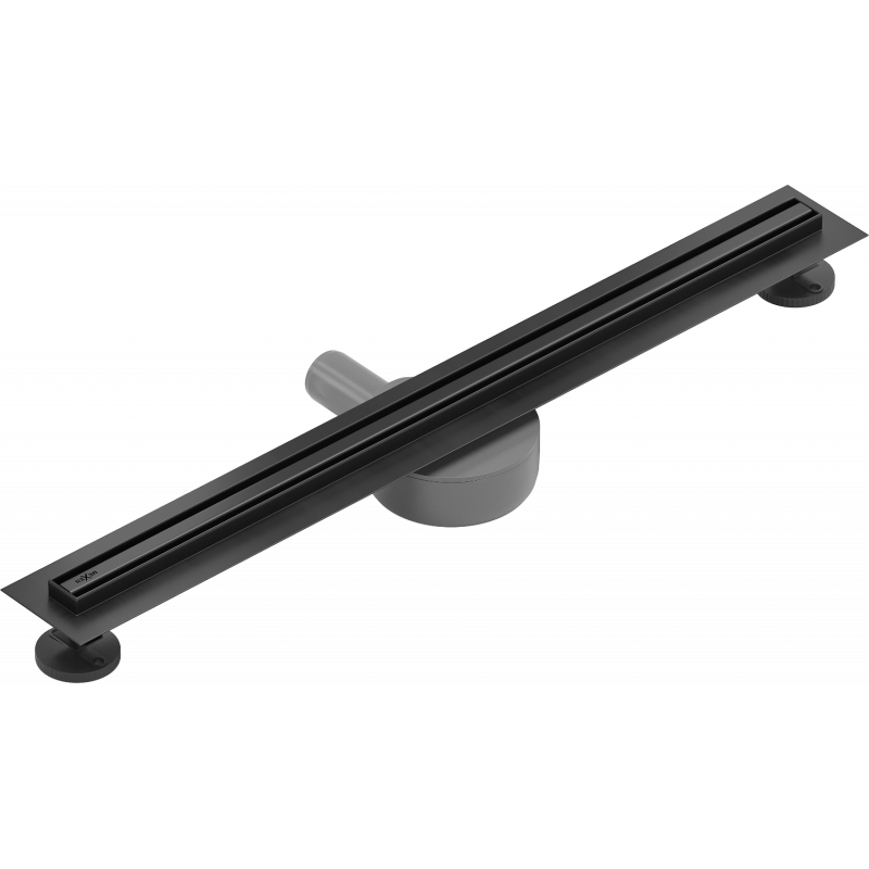 Mexen Flat 360° Slim rotary linear drain 70 cm, black - 1741070
