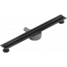 Mexen Flat 360° Slim rotary linear drain 60 cm, black - 1741060