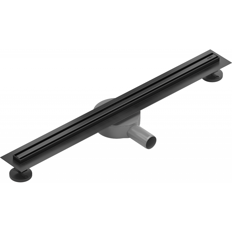 Mexen Flat 360° Slim 60 cm Rotating Linear Drain, Black - 1741060