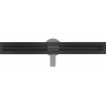 Mexen Flat 360° Slim swivel linear drain 60 cm, Black - 1741060