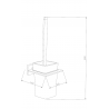 Mexen Arno toilet brush, Chrome - 7020750-00