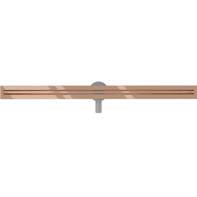 Mexen Flat 360° Slim 120 cm Rotatable Linear Drain, Rose Gold - 1641120