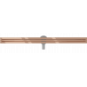 Mexen Flat 360° Slim rotational linear drain 110 cm, rose gold - 1641110