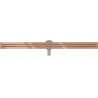 Mexen Flat 360° Slim swivel linear drain 110 cm, Rose gold - 1641110
